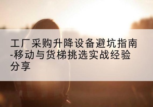 岳普湖移动式升降机怎么选-工厂采购升降设备避坑指南-移动与货梯挑选实战经验分享